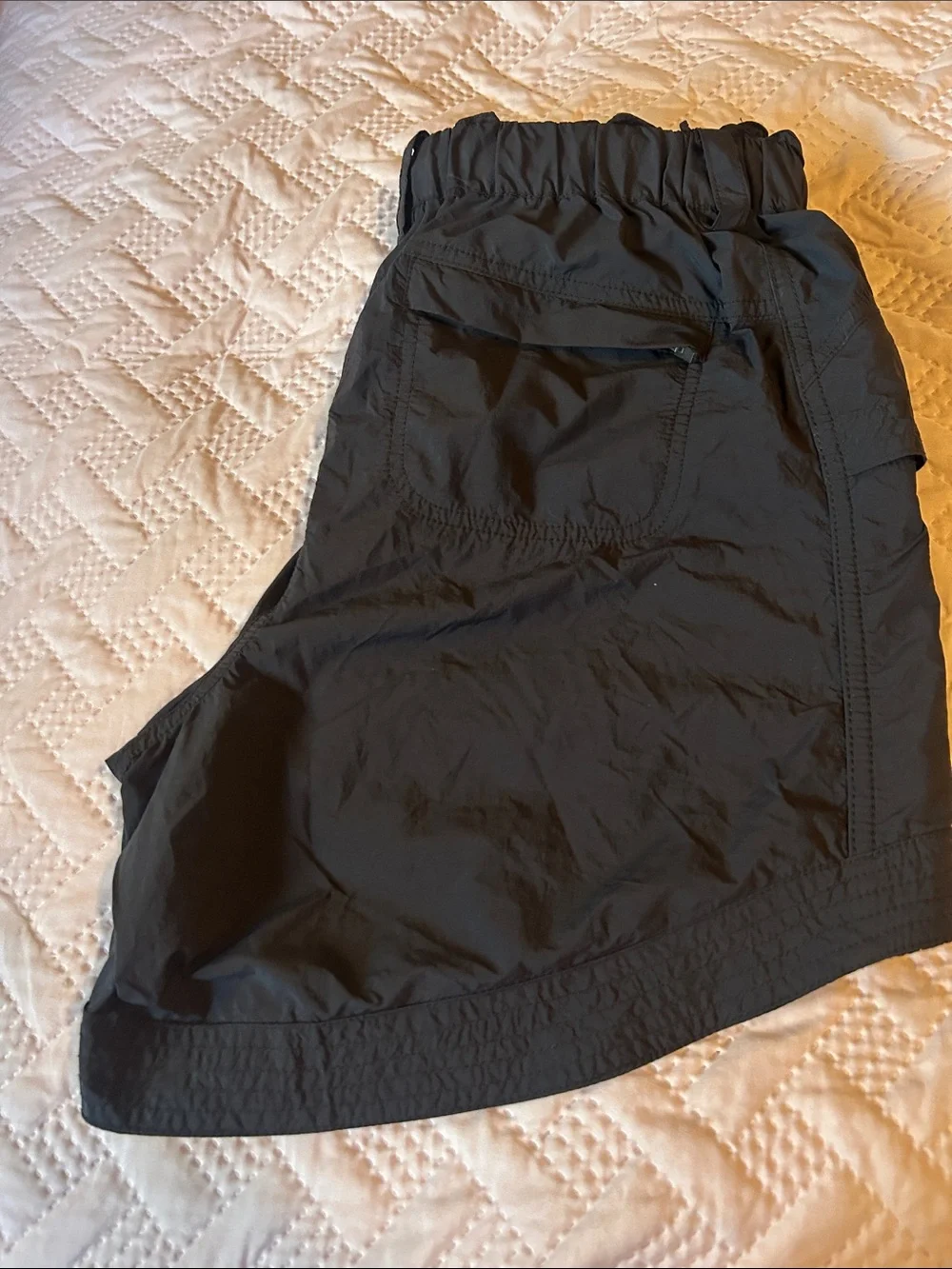 Free People Men's Black Drawstring Athletic Shorts